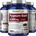 thumbnail image 5 of NusaPure Pygeum Bark 4500mg 180 Veggie Capsules, Non-GMO and Gluten-Free, Dietary Supplement for Unisex Adult Health & Wellness, 5 of 8