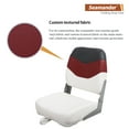 thumbnail image 5 of Seamander Fishing Boat Seats, White/Red/Dark Grey, Folding Seats, 2 Count, 5 of 6
