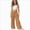 B59--Coffee, variant on 5-6 Years Teen Girls Linen Pants Drawstring Elastic Waist Wide Leg Pants Beach Trousers With Pockets Casual Sweatpants Parachute Joggers Pants Khaki Sports Pants