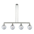 thumbnail image 3 of Innovations Lighting 214-S-8 Beacon Beacon 4 Light 53" Wide Linear Chandelier - Chrome, 3 of 7