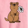 thumbnail image 2 of Quokka Flower  - Toddler And Youth Crewneck Fleece Sweatshirt, 2 of 5
