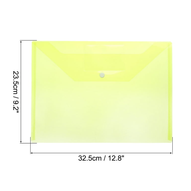Unique Bargains Documents Envelopes Folder with Snap Closure File
