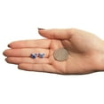 thumbnail image 4 of Disney Minnie Mouse Birthstone Crystal Stud Earrings, Silver-Plated, 4 of 5