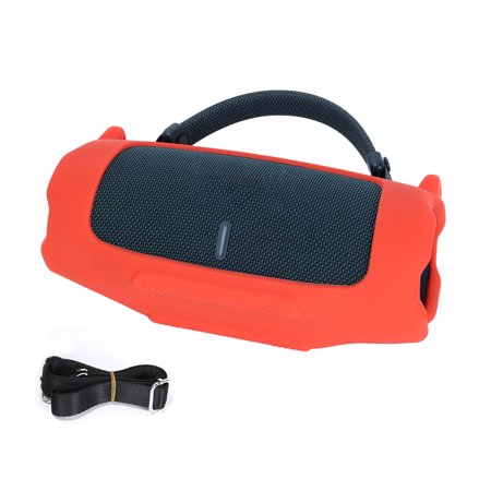 Thickened Silicone Skin Case for Speakers Shell Shoulder Bag Design for Maximums Durability and Portability