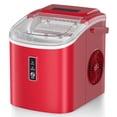 thumbnail image 3 of Simzlife Countertop Ice Maker with Handle,Portable Ice Machine with Basket and Scoop, 9 Bullet Ice In 6 Mins, 26Lbs/24H, Self-Cleaning, 3 of 10