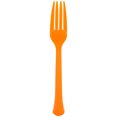 thumbnail image 2 of JAM Paper Premium Utensils Party Pack, Plastic Forks, Orange, 50 Disposable Forks/Pack, 2 of 3
