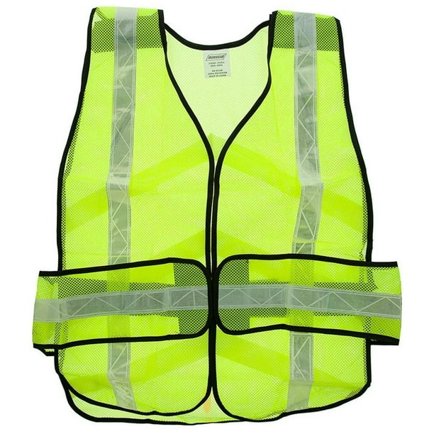ASR Outdoor Universal Fit Safety Vest High Visibility Lime Green Reflective  