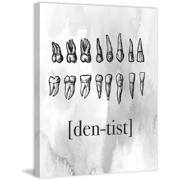 "Dentist" Painting Print on Wrapped Canvas