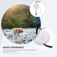 thumbnail image 2 of Miangastore Stable Hook Retractable Dog Rope White Plastic 1 Set 300Cm/118.11In, 2 of 8