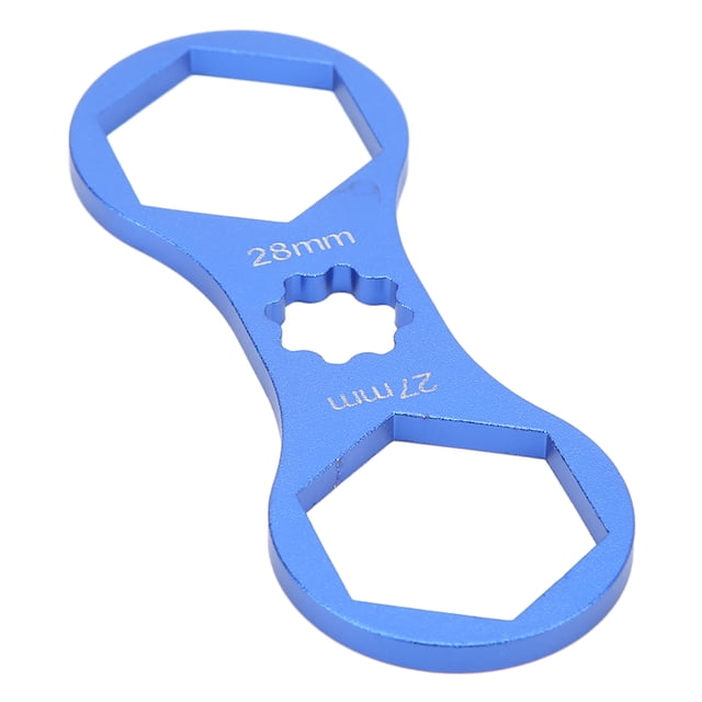 Llave de Cubión del Hombro Delantero, Material de Aleació de Aluminio Fácil Transporte de 4 mm de espesor Herramienta de reparación de horquilla delantera de 4 mm de espesor