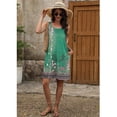 thumbnail image 3 of Vestidos de verano de Dress Sherosa para mujer con cuello en V floral, 3 of 6