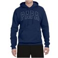 thumbnail image 2 of Wild Bobby PAPA Varsity Letters Unisex Hoodie Sweatshirt, 2 of 6