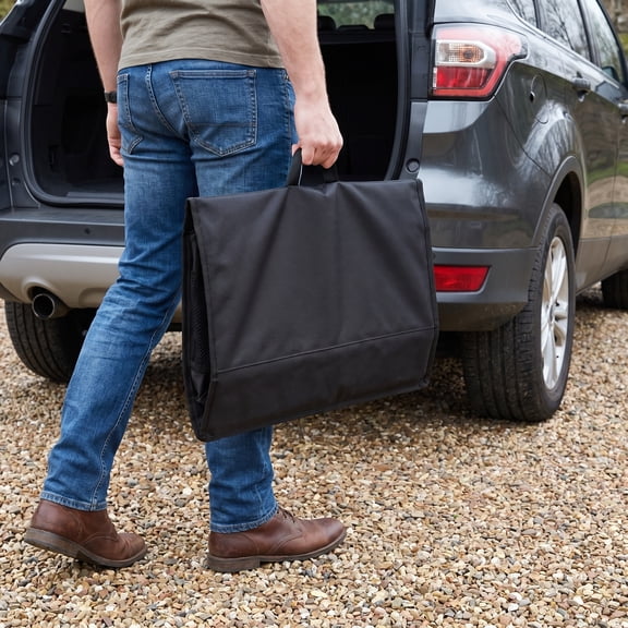 ETHZZLE Black Fabric Foldable Wagon Liner Replacement Bag for Camping Cart Accessories