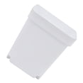 thumbnail image 5 of NFTIGB Plastic Square Plant Pot Planter 3.15 in / 8 cm with Tray Succulent Container White, 5 of 9