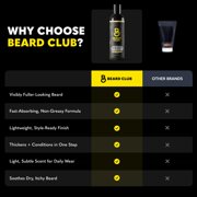 The Beard Club Thickening Leave-in Beard Conditioner for Men, Sandalwood & Ginger, Hydrating Moisturizer and Softener for Daily Beard Care, 4 oz