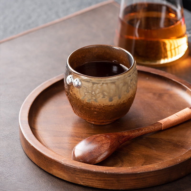 TL New Ceramic Single Cup Jian Zhan Master Cup Espresso Cup Creative Kiln Change Small Cup