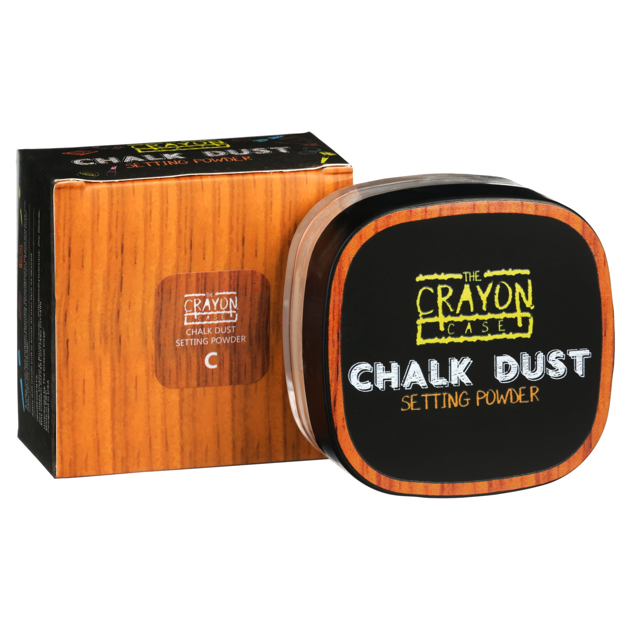 The Crayon Case Chalk Dust Setting Powder Makeup #Y New Sealed - 2