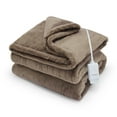 thumbnail image 1 of Sunbeam Electric Heated Throw Blanket Arctic Plush Eco 4 Heat Settings Auto Shut-Off 50" x 60", 1 of 10