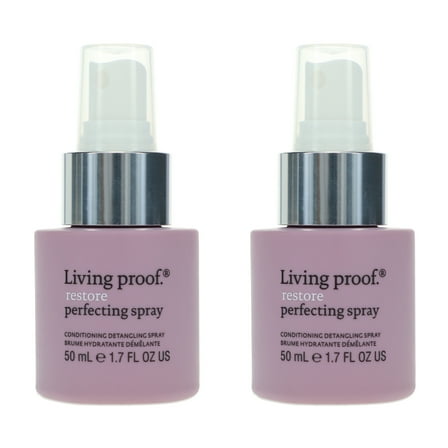 Living Proof Restore Perfecting Hairspray Travel Size 1.7 Oz. Two Pack