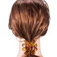 thumbnail image 4 of 1 Pce Pinces à Cheveux à la Mode Grand Style Simple Accessoires Portables Marron Uni Barrettes pour Femmes, 4 of 5