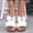 White, variant on Womens Open Toe Cutout Flat Sandals Adjustable Ankle Strap Summer Shoes Comfortable Casual Beach Sandals, wide foot sandals for women dressy, lightweight breathable slip on design