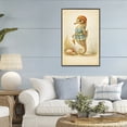 thumbnail image 3 of Stupell Industries Eclectic Maritime Bathing Society Seahorse Black Framed Giclee Art, 20 x 30, by Grotto Studios, 3 of 8