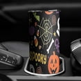 thumbnail image 3 of 20oz Halloween Spooky Words and Icons Skinny Tumblers Stainless Steel Tumbler with Lid and Straw,Vacuum Insulated Double Wall Travel Tumbler Cups with Cleaning Brush for Coffee,Tea, 3 of 6