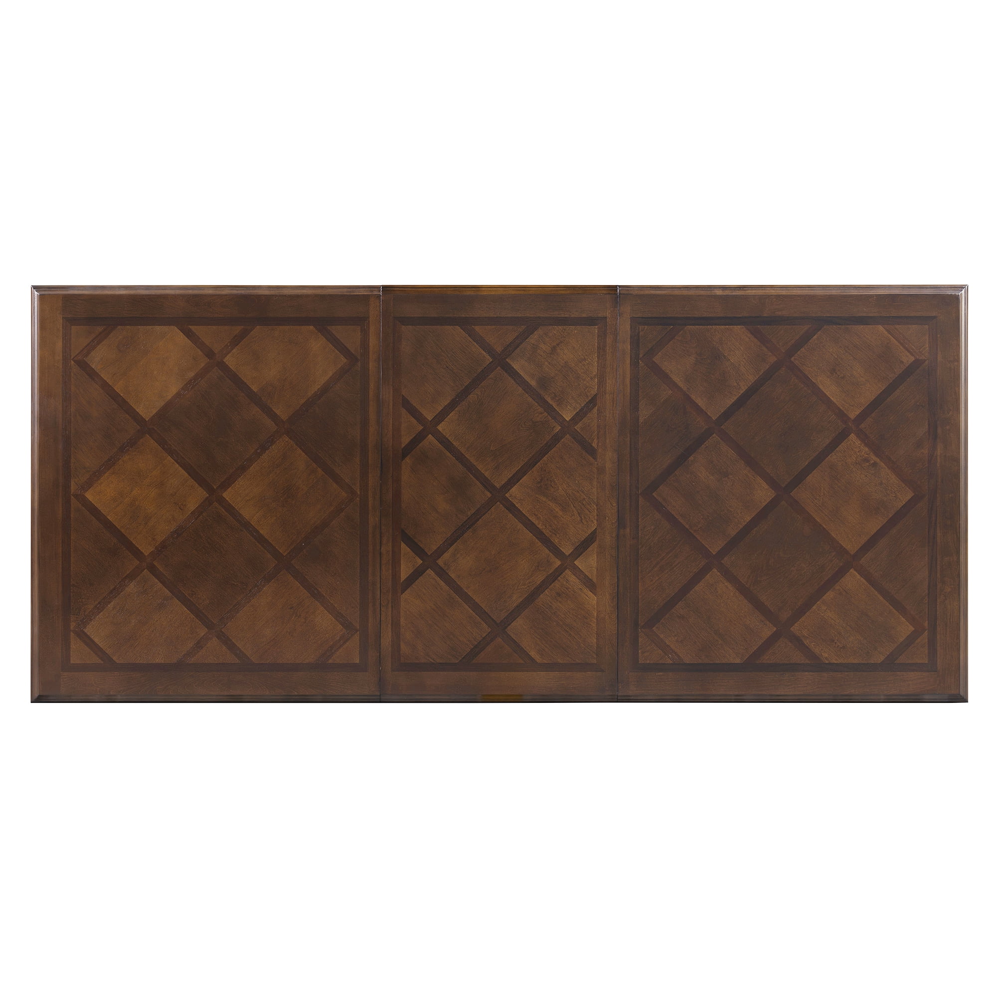 Euroco 78.7" Rectangular Modern Dining Table for 6-8 Person, Wood Kitchen Table with Turned Legs for Dining Room,Walnut