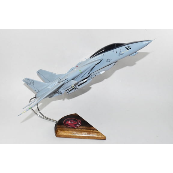 VF-301 Devil’s Disciples F-14a Model, Tomcat Model, 1/42 (18") Scale, Mahogany, Navy, Fighter