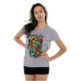 thumbnail image 3 of Break the Rules Japanese Mask Tattoo Womens Slim Fit Graphic Tee Brisco Brands M, 3 of 5