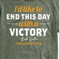 thumbnail image 3 of Yellowstone - I'd Like To End This Day With A Victory - Men's Short Sleeve Graphic T-Shirt, 3 of 6