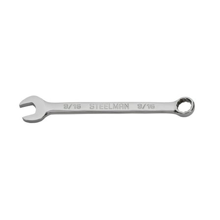 STEELMAN 9/16-Inch SAE Combination Wrench with 12-Point Box End, 82552