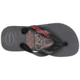 thumbnail image 3 of Kids Havaianas Boys star wars Slip On, Black/Red,  Size Toddler 10.0, 3 of 5