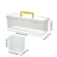 thumbnail image 3 of Spice Storage Box | Food Grade Plastic | Yellow | Kitchen Cabinet Organizer | Portable Handheld Seasoning Container | Sealed Moisture Proof | 13.58x3.70x4.72 in | 1 Pc, 3 of 6