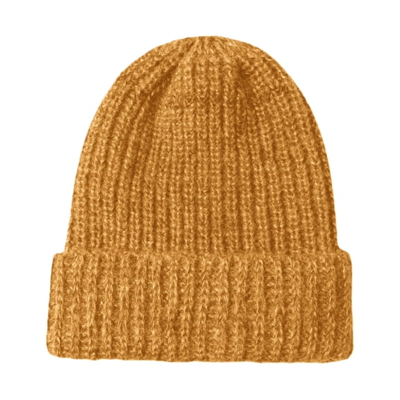 Winter Beanies for Women Fitness Thermal Knitting Women's Hats & Caps Fall Fashion Must Have Unisex Mens Beanie Yellow