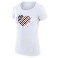 thumbnail image 2 of Women's G-III 4Her by Carl Banks  White Houston Astros Super-Slim Fit Lightweight Heart Graphic T-Shirt, 2 of 5