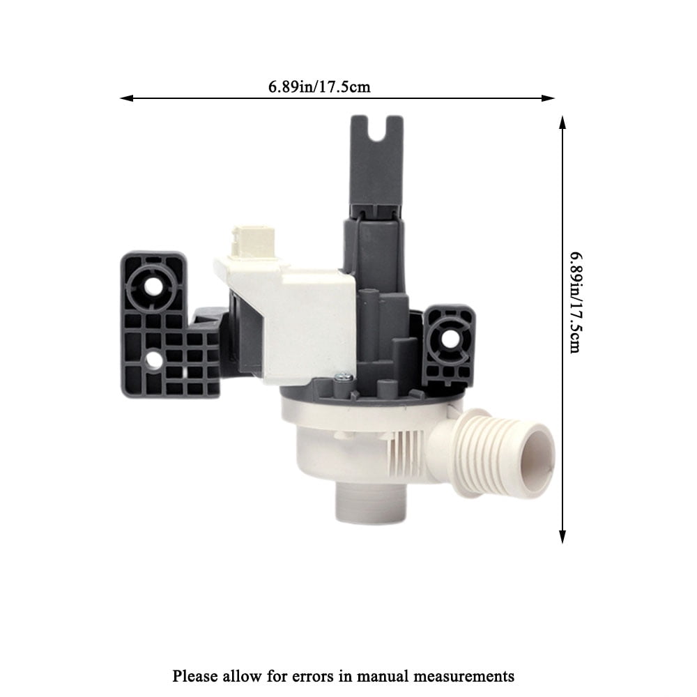WH23X24178 Washing Machine Drain Pump, Compatible with Whirlpool, Maytag & Kenmore Washing Machine, Quiet Operation