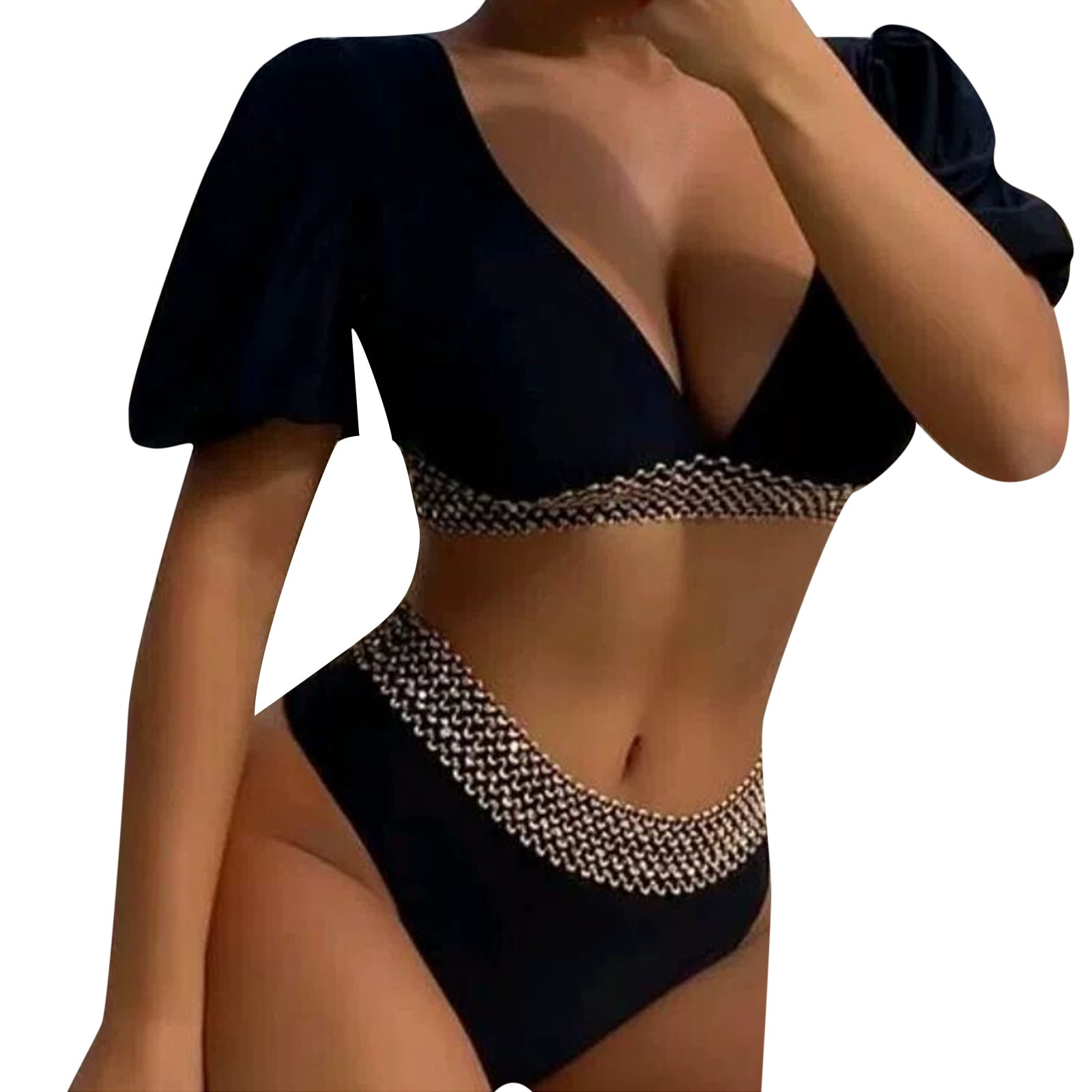 half sleeve bikini