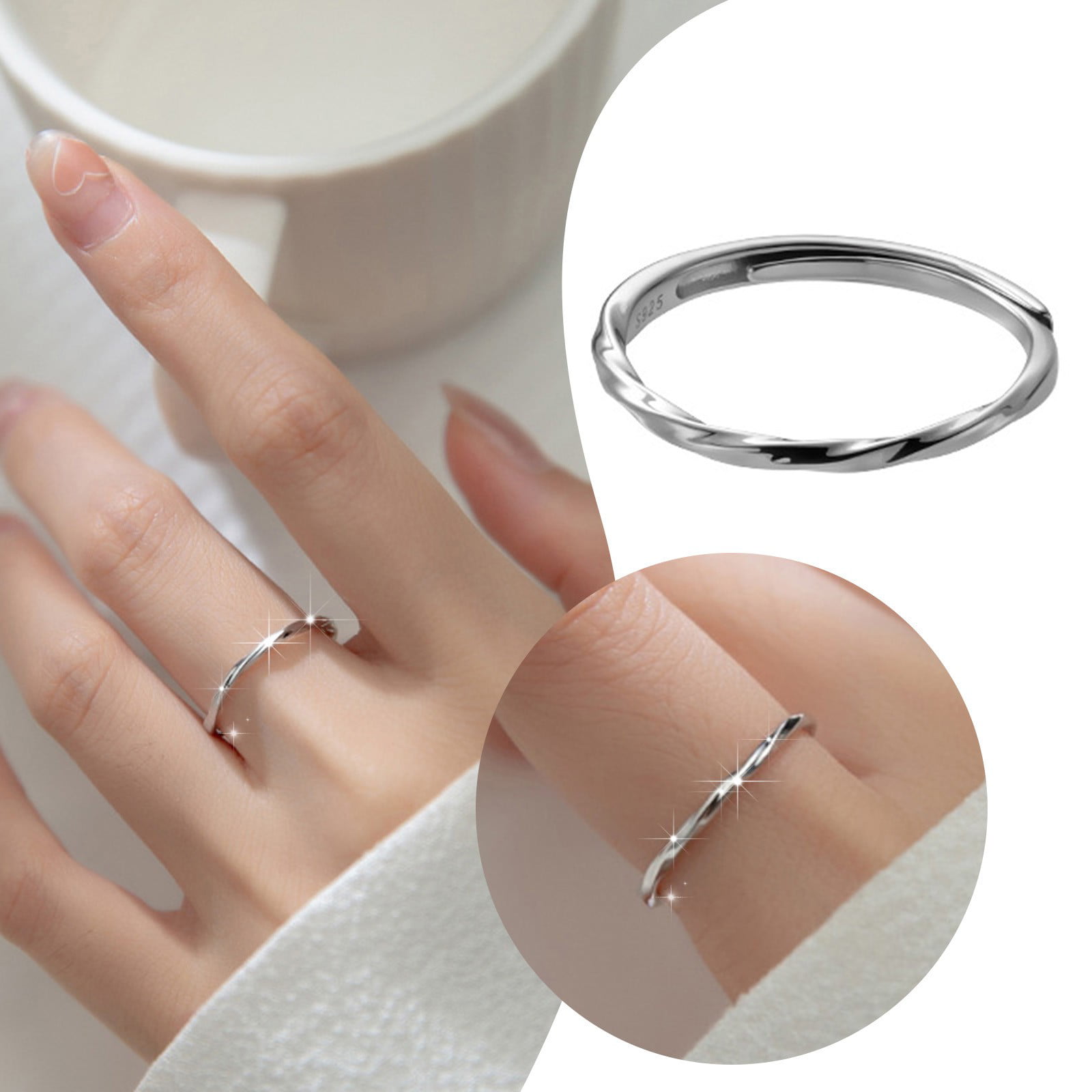 Buy online Silver Metal Finger Ring from fashion jewellery for Women by  Karatcart for ₹1599 at 50% off | 2024 Limeroad.com