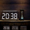thumbnail image 2 of Reloj despertador digital Seitruly Bluetooth con Función de carga espejo, 2 of 6