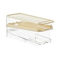 thumbnail image 4 of Dispensador de huevos Soporte para huevos para refrigerador Caja de almacenamiento Contenedor de almacenamiento de huevos para Doble capa, 4 of 9