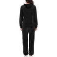 thumbnail image 6 of FUTATA Women's Velour Activewear Set Long Sleeve Sweatshirt & Sweatpants Set Velour Outfit Jogging Suits Sets, 6 of 6