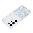thumbnail image 3 of Clear Glitter Case Designed for Samsung Galaxy S24 Ultra, Luminous Effect Bling Sparkly Soft TPU Bumper Hard Cover for Women Girls Transparent Protective Phone Case for Galaxy S24 Ultra, White, 3 of 6