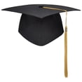 thumbnail image 4 of Birrete de graduación con borla, birrete de doctorado, birrete de graduación ajustable, birrete de graduación para secundaria, universidad, 4 of 8