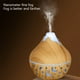 thumbnail image 4 of Humidificador de Madera con Difusor de Aroma Usb, Silencioso, con Cambio de Color y Luz Nocturna | Humidificador Ultrasónico Portátil para Dormitorio, Oficina, Coche y Hogar., 4 of 6