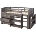 thumbnail image 4 of Donco Kids Lit Mezzanine Bas Modulaire à Lames Combo B, Simple, Gris Antique, 4 of 5