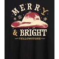 thumbnail image 3 of Yellowstone - Merry And Bright - Women's Oversized Graphic T-Shirt, 3 of 6