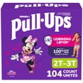 thumbnail image 1 of Pull-Ups Girls' Potty Training Pants, 2T-3T (16-34 lbs), 104 Count, 1 of 7