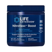 Life Extension NitroVasc Boost, Blood Flow Supplement, Nitric Oxide Support, Heart Health, L-arginine, Gluten-Free, Non-GMO, Vegetarian, 1 Scoop, 30 Servings