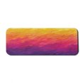 thumbnail image 1 of Abstract Computer Mouse Pad, Watercolor Style Ombre Effect Hand Drawn Brush Strokes in Warm Tones, Rectangle Non-Slip Rubber Mousepad Large, 31" x 12", Purple Orange and Yellow, by Ambesonne, 1 of 2